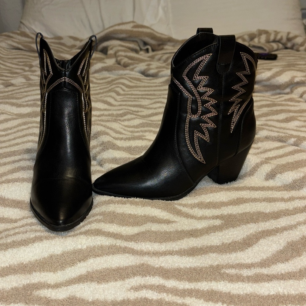 Black booties